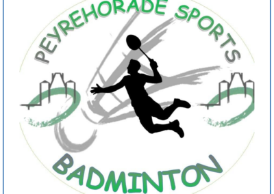 Logo du Peyrehorade Sports Badminton sponsorisé par Actuelburo