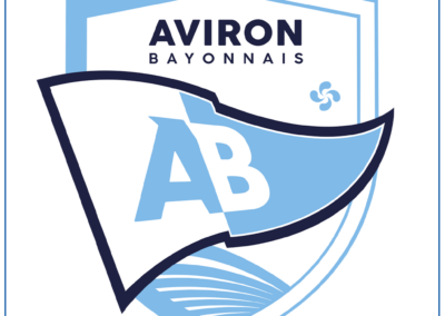 Logo de l'Aviron Bayonnais Rugby PRO sponsorisé par Actuelburo