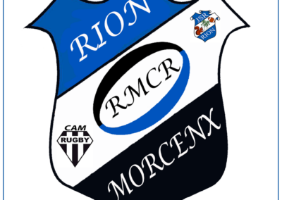 Logo duRMCR Rion et Morcenx Rugby sponsorisé par Actuelburo